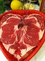 Valentines Heart Steak