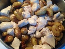 chicken and potatoes